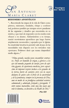San Antonio María Claret - Misionero apostolico - comprar online