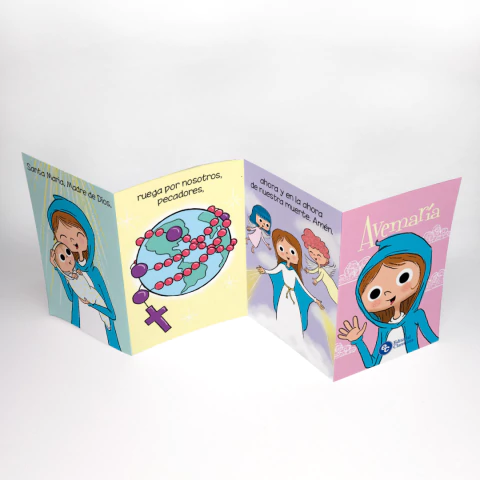 Desplegable Ave Maria Infantil x 20 Uds - comprar online