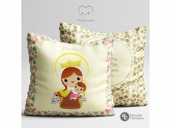 Almohadoncitos con advocaciones marianas