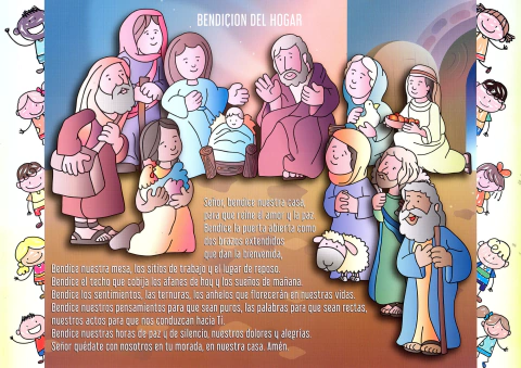 Pesebre para armar - Pack de láminas