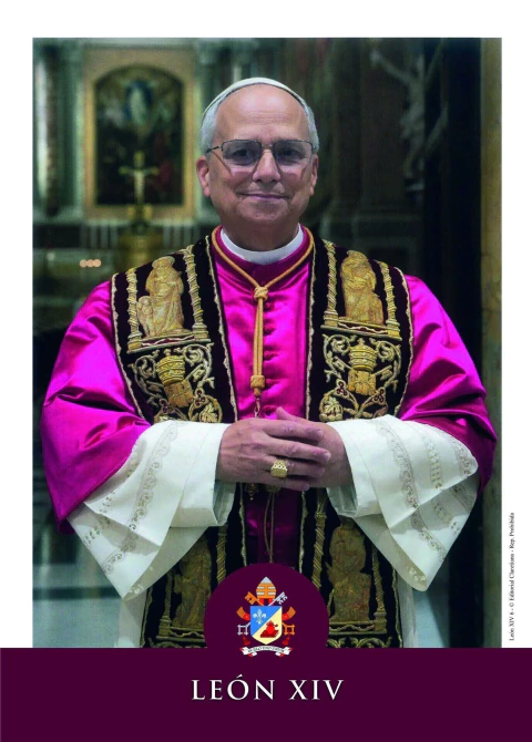 LEON XIV - LAMINA A4 - comprar online