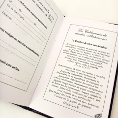 Libreta de la familia cristiana - Tapa Bordo - Editorial Claretiana