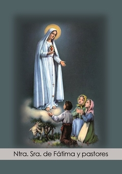 Fatima y sus pastores - 6 x 9 cm - 10 Uds