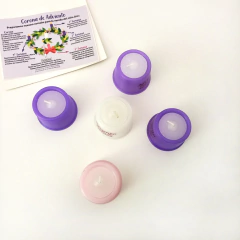 Corona de adviento c/ velitas de noche