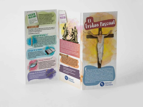 Tríptico Triduo Pascual x 20 Uds