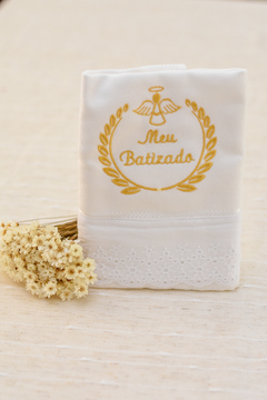 Toalha de batizado Anjo 2 Angeli'Arts na internet