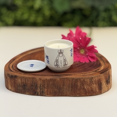 Vela Aromática Porcelana c/ Tampa Nossa Senhora - Angeli’Arts