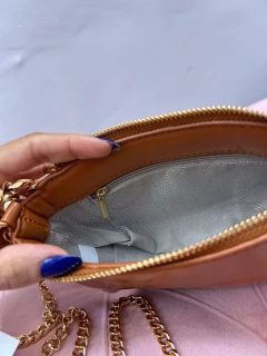 BOLSA CORRENTES - marrom - Boneca de Luxo