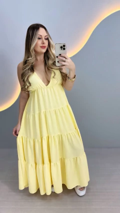 VESTIDO JASMIN AMARELO - comprar online