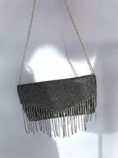Bolsa Franja Strass