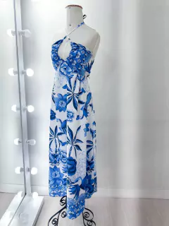 Vestido inspiração farm - azul