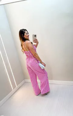Conjunto listras - Pink - comprar online