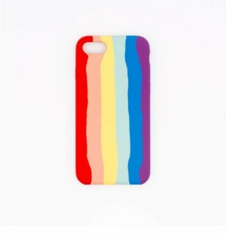 SILICONE RAINBOW IPHONE 12 MINI (0425)