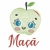 MATRIZ DE BORDADO - FRUTAS CUTE - PRODUTO DIGITAL - loja online