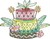 MATRIZ DE BORDADO - BOLO TROPICAL - PRODUTO DIGITAL- BRINDE