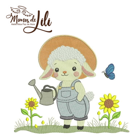 MATRIZ DE BORDADO - CARNEIRO JARDINEIRO