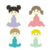 PROJETO NA BORDADEIRA - BONEQUINHAS CUTE - comprar online