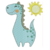MATRIZ DE BORDADO - DINOS - comprar online