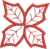 PROJETO NA BORDADEIRA - FLOR DE NATAL - PRODUTO DIGITAL - comprar online