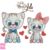MATRIZ DE BORDADO - CASAL DE GATINHOS - PRODUTO DIGITAL