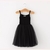 Vestido regata tule preto