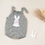Romper Bebê Tricot Coelhinho Cinza + Brinde na internet