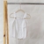 Romper Bebê Tricot Trança Branco