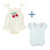 Romper Bebê Tricot Cerejinha + Brinde - comprar online