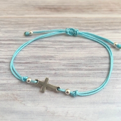 Pulsera Cruz celeste (simple) en internet