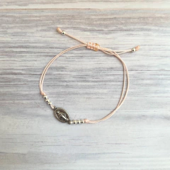 Pulsera Virgen rosa claro - comprar online