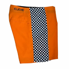 Bermuda Eleve Laranja Quadriculado - comprar online