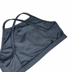 Top Sychiann Cinza Mescla - Eleve Performance