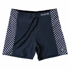 Bermuda Eleve Cinza Quadriculado - comprar online