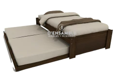 Juego de 2 Camas Canguro Matrimonial/individual Cerradas en internet
