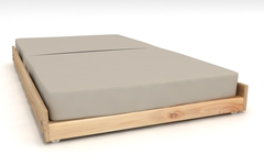 Cama cajon Queen size, base móvil de 154x190