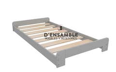 Cama a piso Montessori, 2 alturas - D'Ensamble Muebles