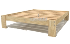 Base Cama Queen Size Box De Madera De 1ra, Desarmable en internet