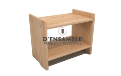 Cubo De Madera Tipo Buro 2 Pzas - D'Ensamble Muebles