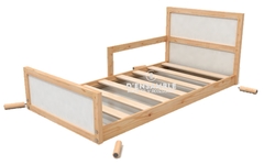 Cama Montessori Niños Base Individual Infantil Box