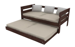 Canguro Cama Matrimonial/Matrimonial, C/ Respaldo Y Descansa Brazos. en internet