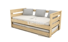 Canguro Cama Individual, C/ Respaldo Y Descansa Brazos. - comprar en línea