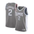 Regata Los Angeles Clippers Earned Edition Leonard #2 NIke - Cinza