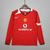 Imagem do Camisa Manchester United Manga longa Retrô 2004/06 Masculina Torcedor - Vermelho