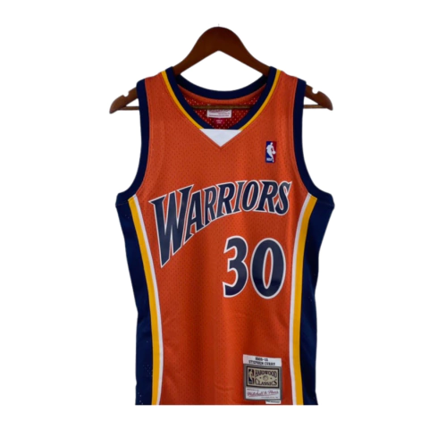Regata NBA Golden State Warriors Laranja - Curry #30 - comprar online