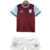Kit Infantil West Ham Home 24/25 - Vinho+Azul