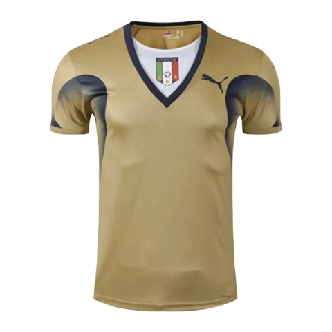 Camisa Seleção Itália Retrô Goleiro 2006 Torcedor Nike Masculina - Dourado