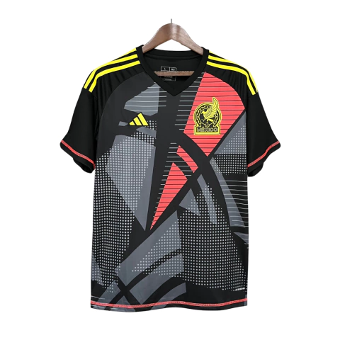 Camisa Seleção México Goleiro 24/25 Torcedor Adidas Masculina - Preto