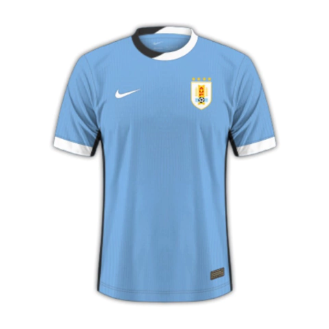 Camisa Uruguai Home 24/25 Torcedor Nike Masculina - Azul