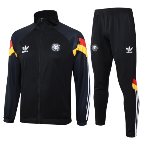 Conjunto Jaqueta+Calça Alemanha 24-25 Masculino - Preto