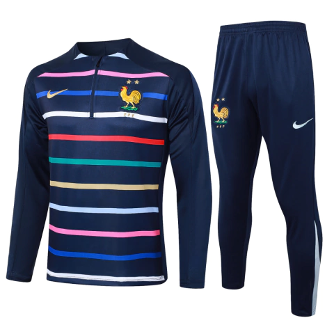 Conjunto Jaqueta+Calça França 24-25 Masculino - Azul